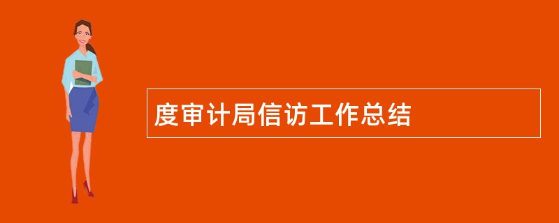 度审计局信访工作总结