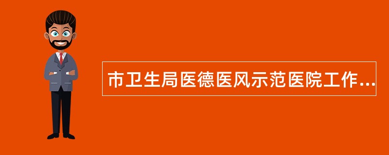 市卫生局医德医风示范医院工作总结