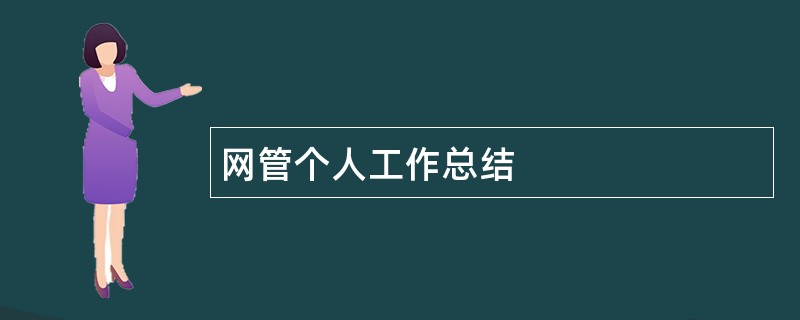 网管个人工作总结