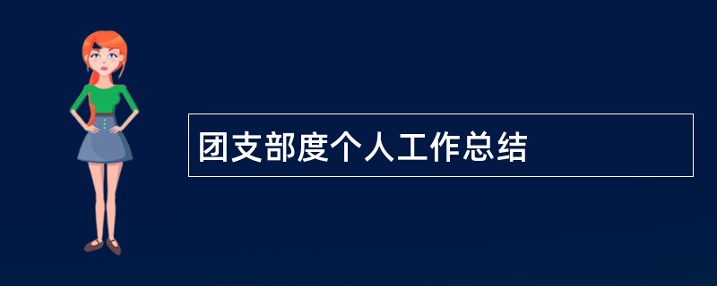 团支部度个人工作总结