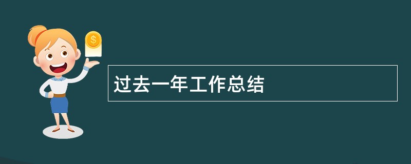 过去一年工作总结