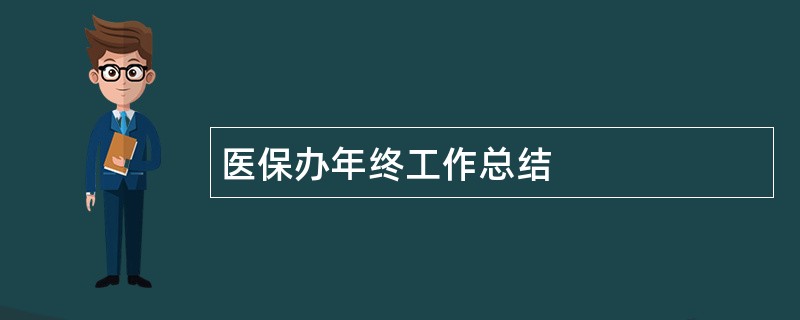 医保办年终工作总结