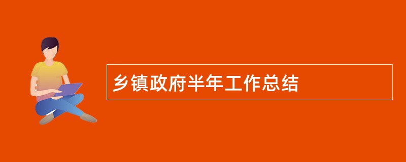 乡镇政府半年工作总结