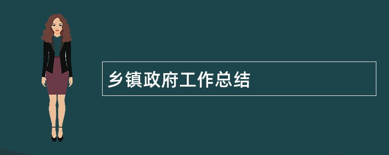 乡镇政府工作总结