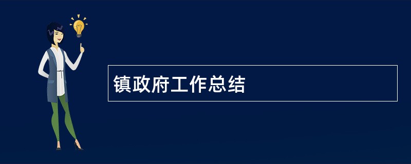 镇政府工作总结