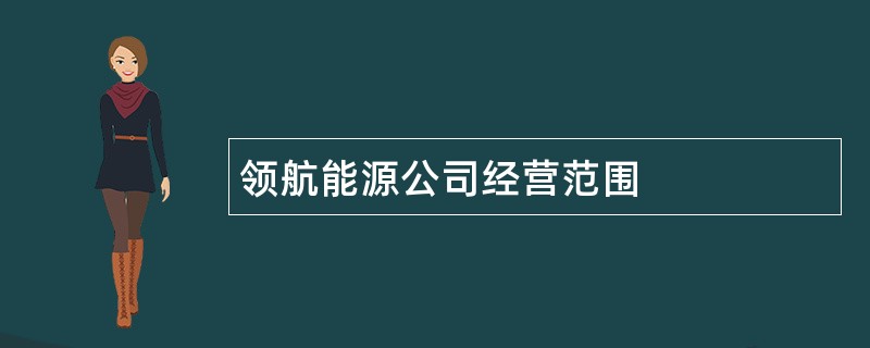 领航能源公司经营范围