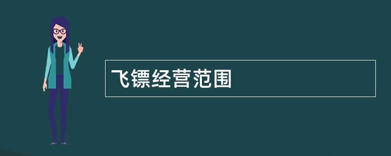 飞镖公司经营范围