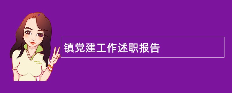 镇党建工作述职报告