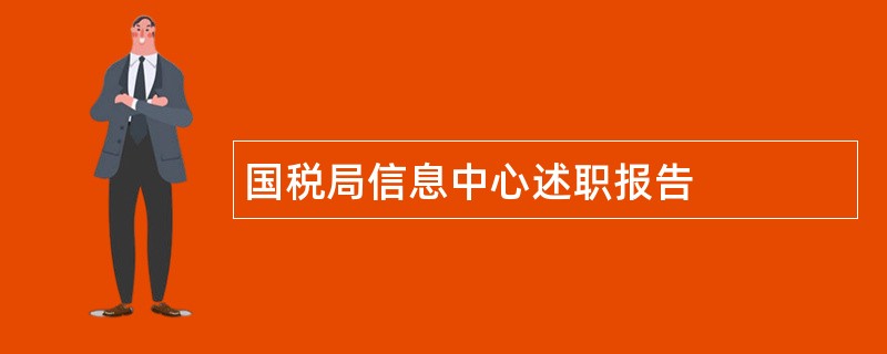 国税局信息中心述职报告