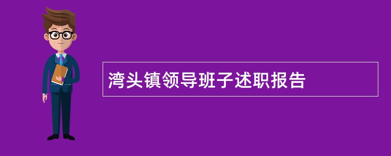 湾头镇领导班子述职报告