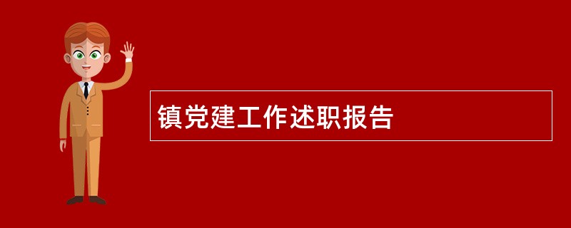 镇党建工作述职报告