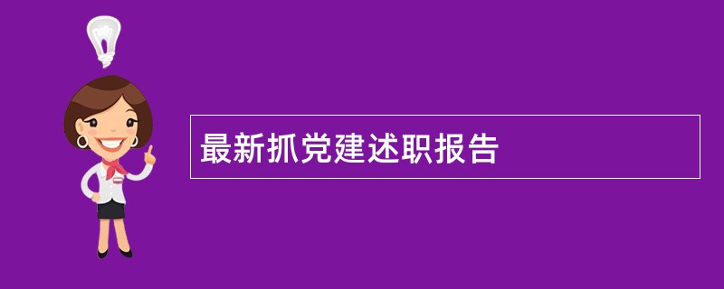 最新抓党建述职报告