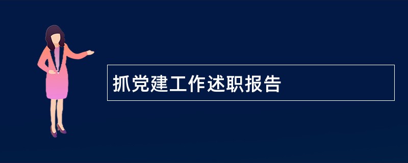 抓党建工作述职报告