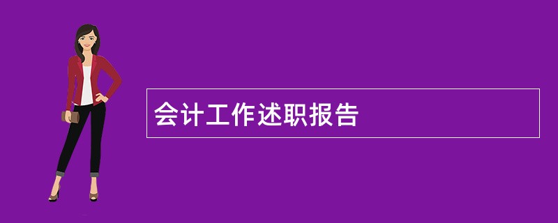 会计工作述职报告