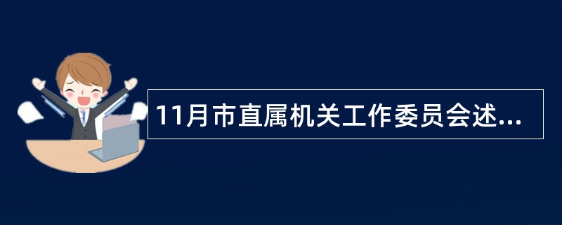 11月市直属机关工作委员会述职报告