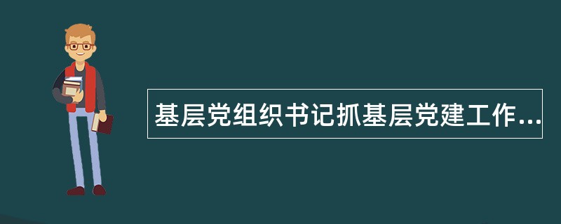 基层党组织书记抓基层党建工作述职报告