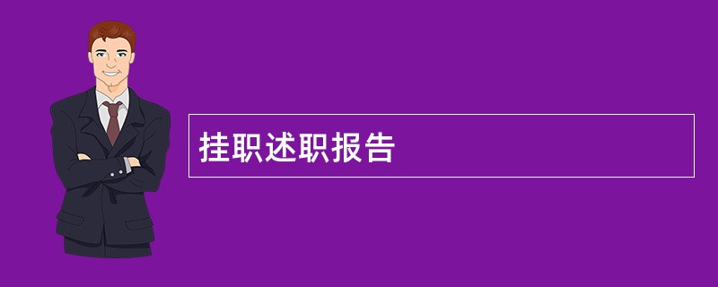 挂职述职报告